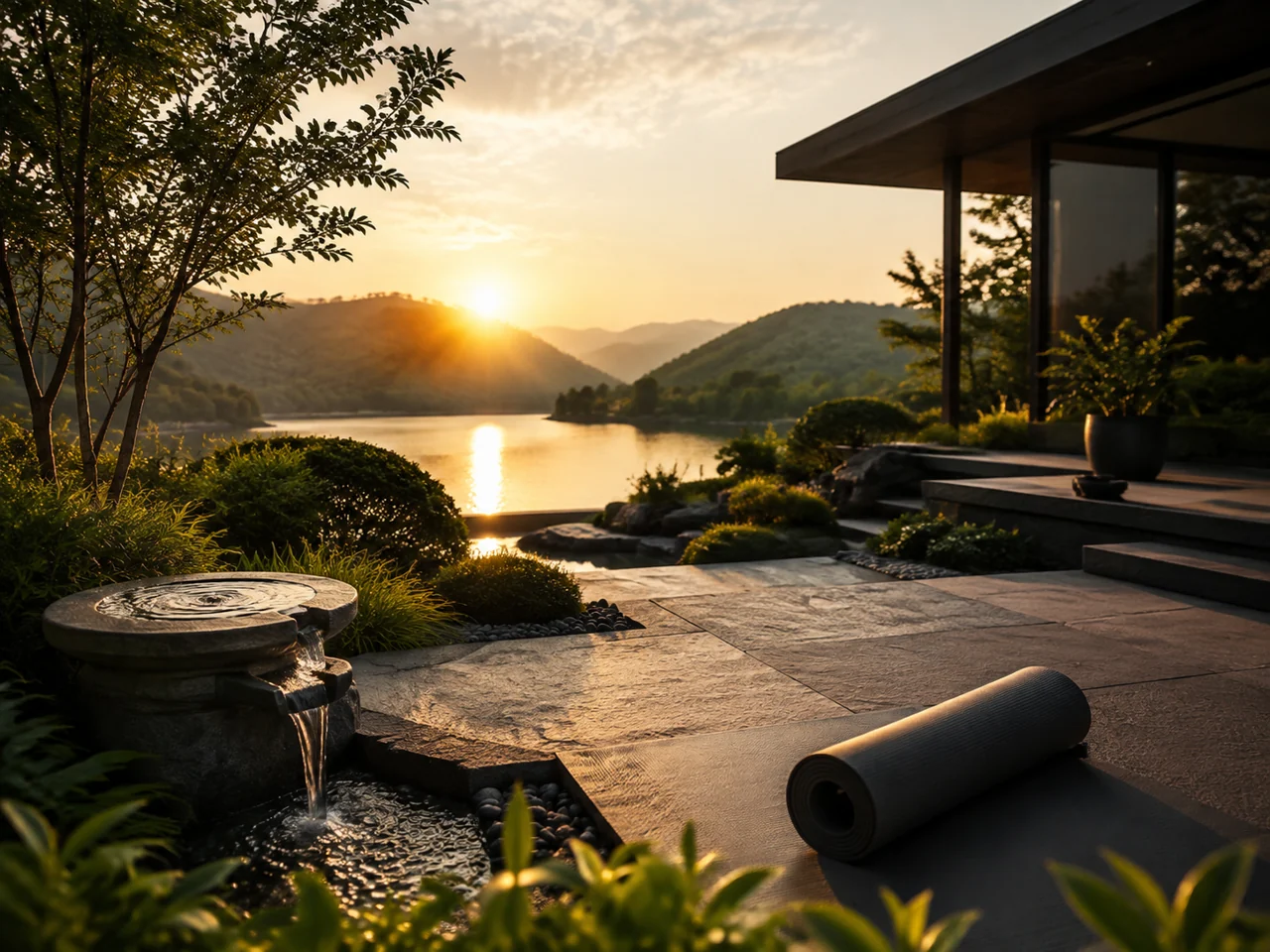 Wellness illustrative scene; not an operating Beat Vision asset.